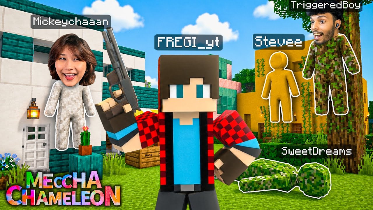We Played MECCHA CHAMELEON in Minecraft...