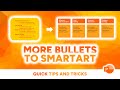 QUICK TIPS AND TRICKS - Convert bullets to MORE Smart Art in PowerPoint