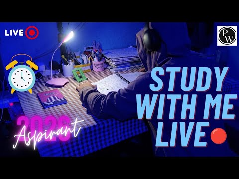 NIGHT STUDY WITH ME LIVE 🔴|| AS A ASPIRANT 🙎🏻|| #studywithme #NEET # ...