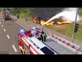 Emergency call 112 sim  wuppertal firefighters responding 4k