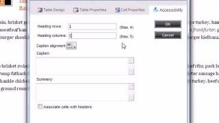 Sitecore Content Editor: Creating Tables