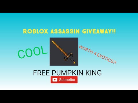 Huge Assassin Pumpkin King Giveaway Roblox Robloxassassin Assassingiveaway Roblox بواسطة Fawaz Playz Rblx - roblox assassin frostbite giveaway winner roblox assassin