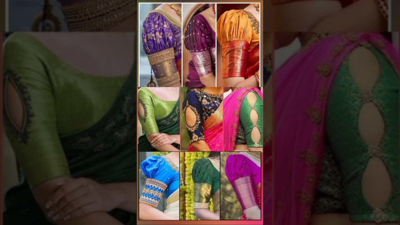 puff sleeve Design 🎀Trending blouse hand design  