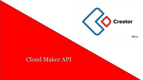 Cloud Maker API | Creator database