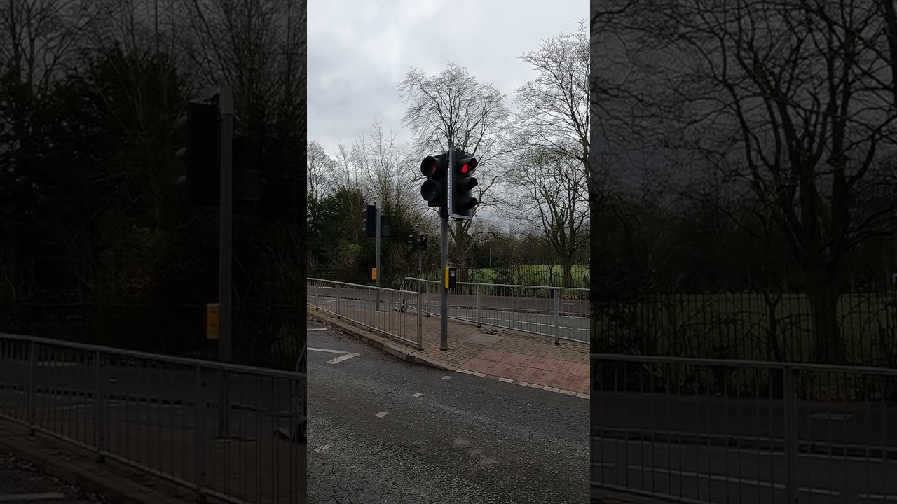 Cambridge: Madingley Road, Plessey Automation Mellor  Traffic Lights Pelican crossing