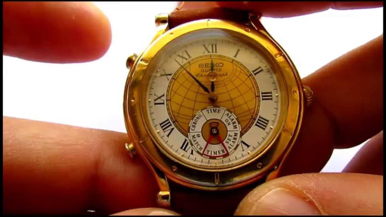Seiko Age Of Discovery Watch 8M25-7100 - YouTube