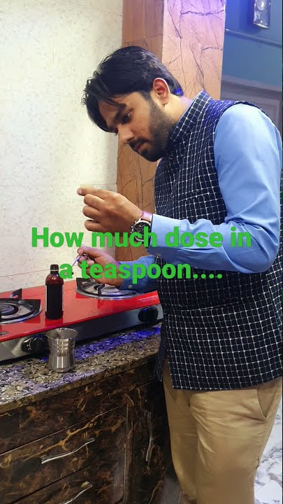 How much dosage of medicine in a Teaspoon...?? #doses #unani