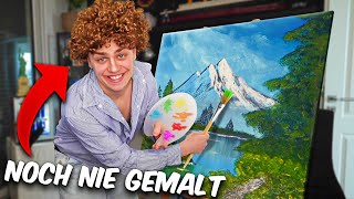 Schaff ich es einem Bob Ross Tutorial zu folgen...