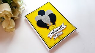 HANDMADE FAREWELL CARD | DIY Greeting Card for Farewell Day | Beautiful Handmade Card | Tutorial