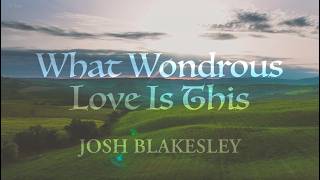 What Wondrous Love Is This - Josh Blakesley [Official Lyric Video]