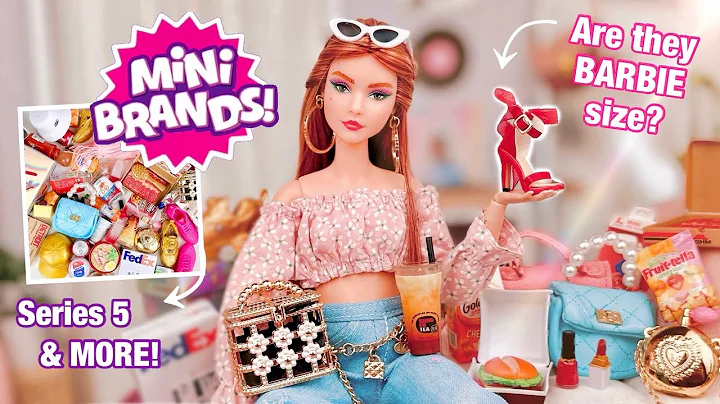 ZURU 5 Surprise Mini Brands! Are They Barbie Doll Size? - Series 5, Foodie, Sneakers, Fashion & More