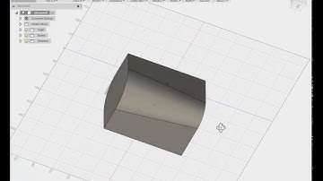 Autodesk Fusion 360 Tutorial.....Application Of Fillet With Variable Radius  In Autodesk Fusion 360.
