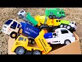 Garbage Truck & Dump Truck Model Collection Review & Drive A Steep Hill !