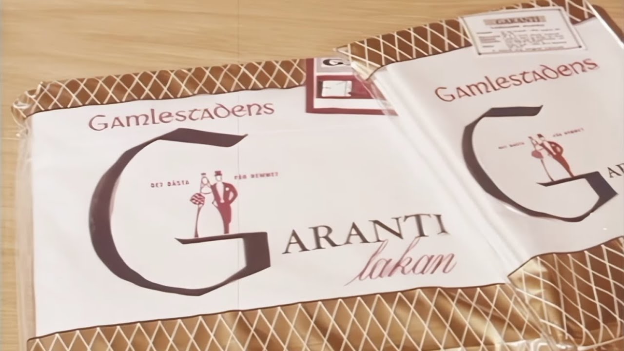 Reklam från Gamlestaden textilier (1963)