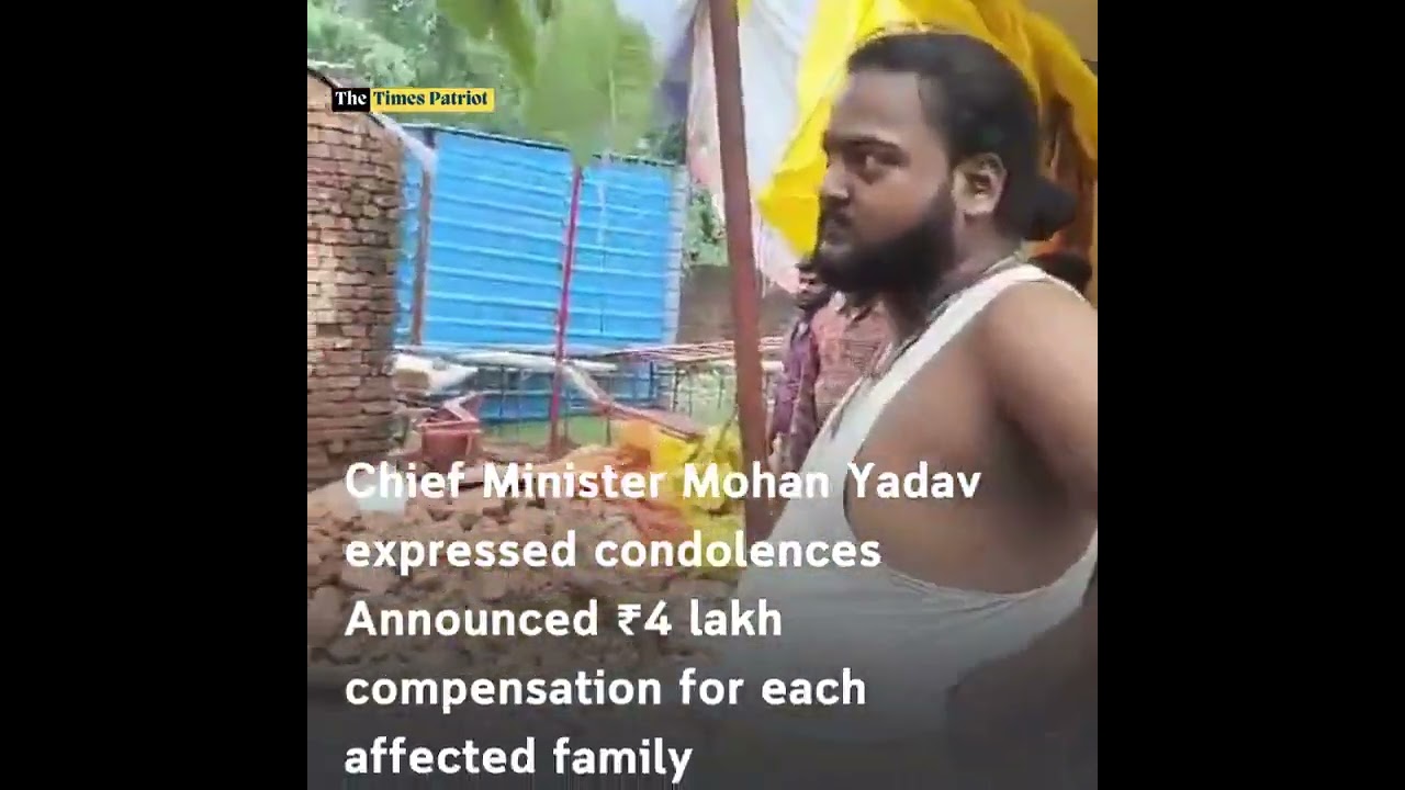 Tragic Temple Wall Collapse in Madhya Pradesh: 9 Children Dead, CM Announces Compensation