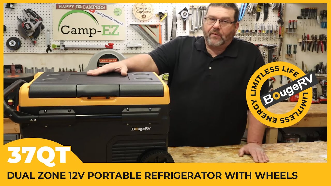 DETAILED REVIEW: BougeRV E35 Dual-Zone Portable Fridge/Freezer 12V