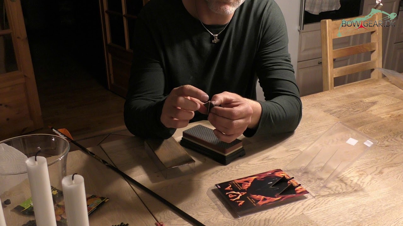 VPA 3 blade broadhead How to make it sharp YouTube