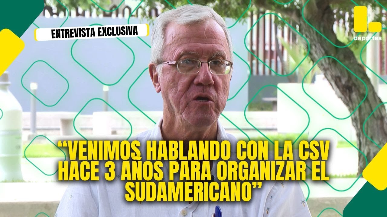 GINO VEGAS, PRESIDENTE FPV: "VENIMOS HABLANDO CON LA CSV HACE 3 AÑOS PARA ORGANIZAR EL SUDAMERICANO"