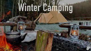 Tipi Winter Camping HOT TENT TENTIPI SAFIR 9 APSIS PITCHING