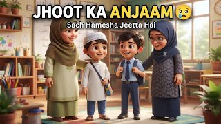 Jhoot Ka Anjaam | Islamic Moral Story for Kids | Sach Bolna Kyun Zaroori Hai