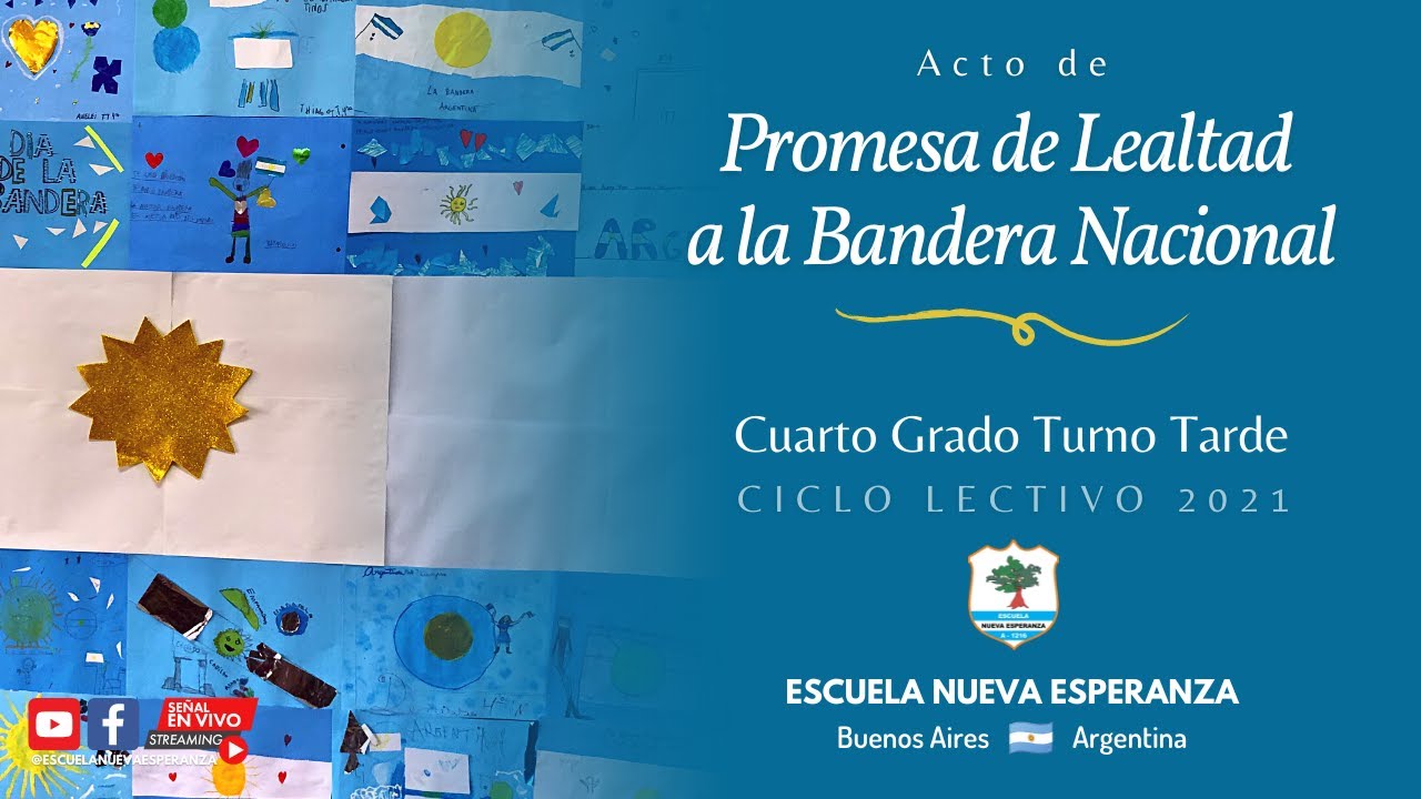 [4to TT] Acto de Promesa de Lealtad a la bandera Nacional - YouTube