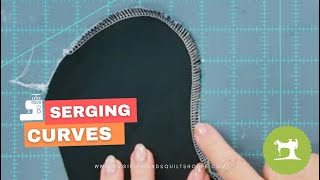 Serging Curves Made Easy | Master Inside & Outside Curves with Cheri 🧵✨