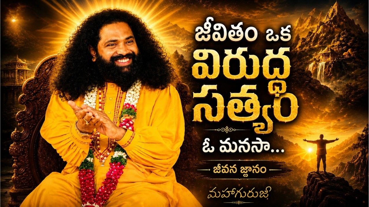 జీవితం ఒక విరుద్ధ సత్యం | జీవన జ్ఞానం | ప్రేమమయ మహాగురుజీ | Aumaujayaa