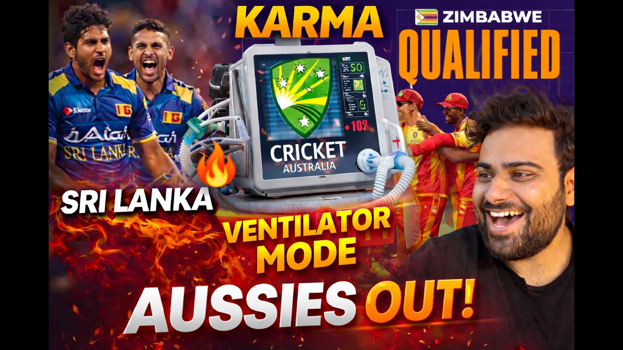 Aussies OUT of T20 World Cup! Sri Lanka’s Brutal Show Sends Shockwaves | Zimbabwe Qualify 🔥
