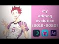 my editing evolution (vs to ae) | 2019-2020