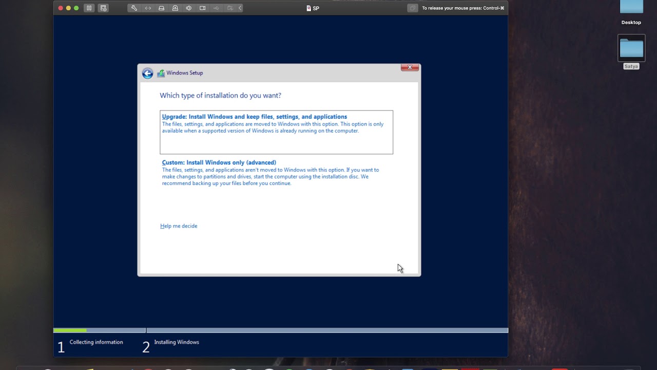 How to install Windows Server 2016 on VMware Fusion Mac - YouTube