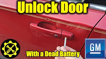 2018 - 2023 Traverse - Unlocking Door with a Dead Battery