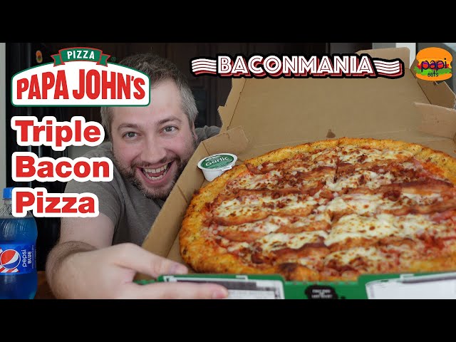 Triple Bacon Pizza - Bacon Mania Pizza