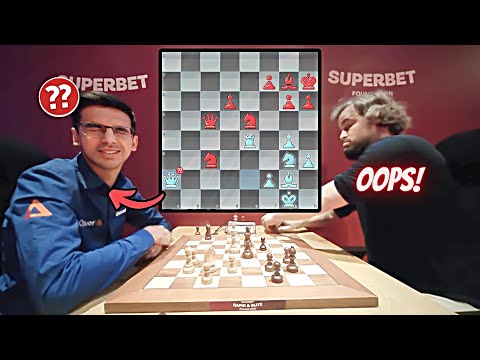 QUEEN BLUNDER!! Anish Giri vs Magnus Carlsen