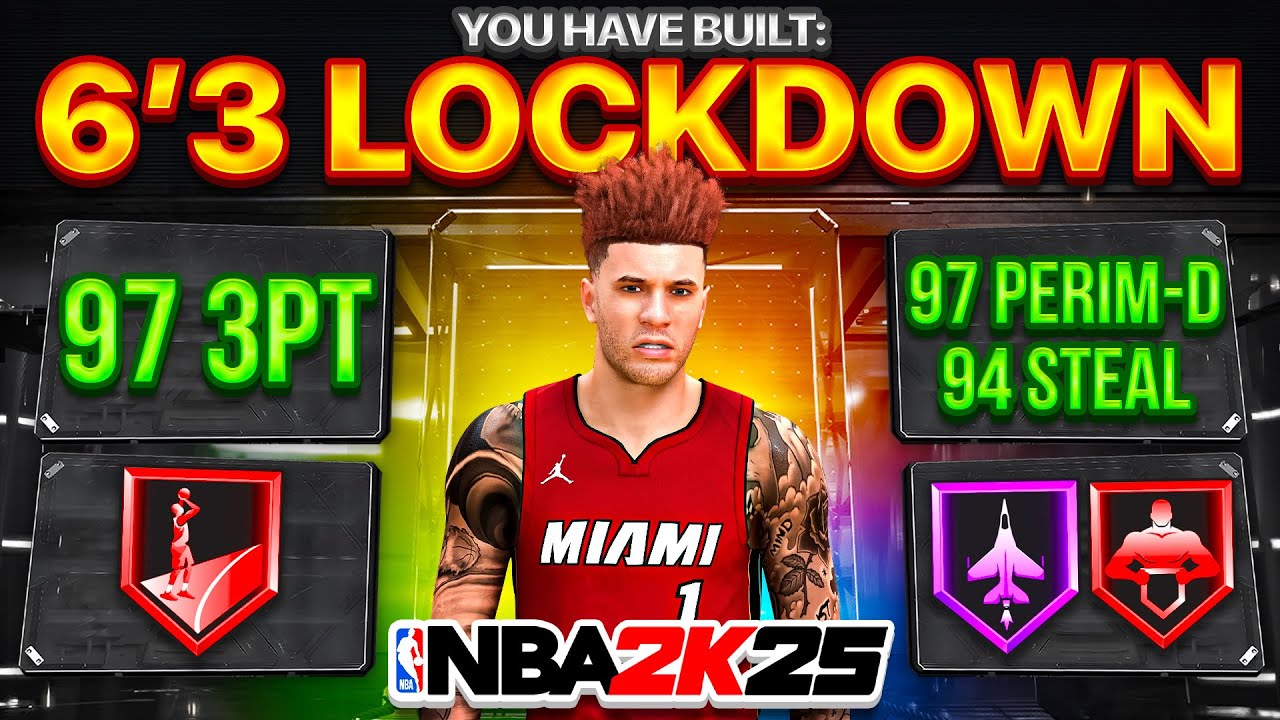 THIS 6'3 LOCKDOWN BUILD WILL BREAK NBA 2K25! - YouTube