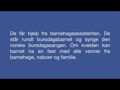 Video: Hvordan Ha En Uvanlig Bursdag