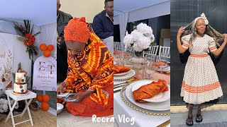 She’s a whole wife😍| A roora vlog| Lobola celebration 