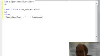 Database - Registration System Views Example