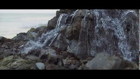Waterfall - X-Particles water simulation
