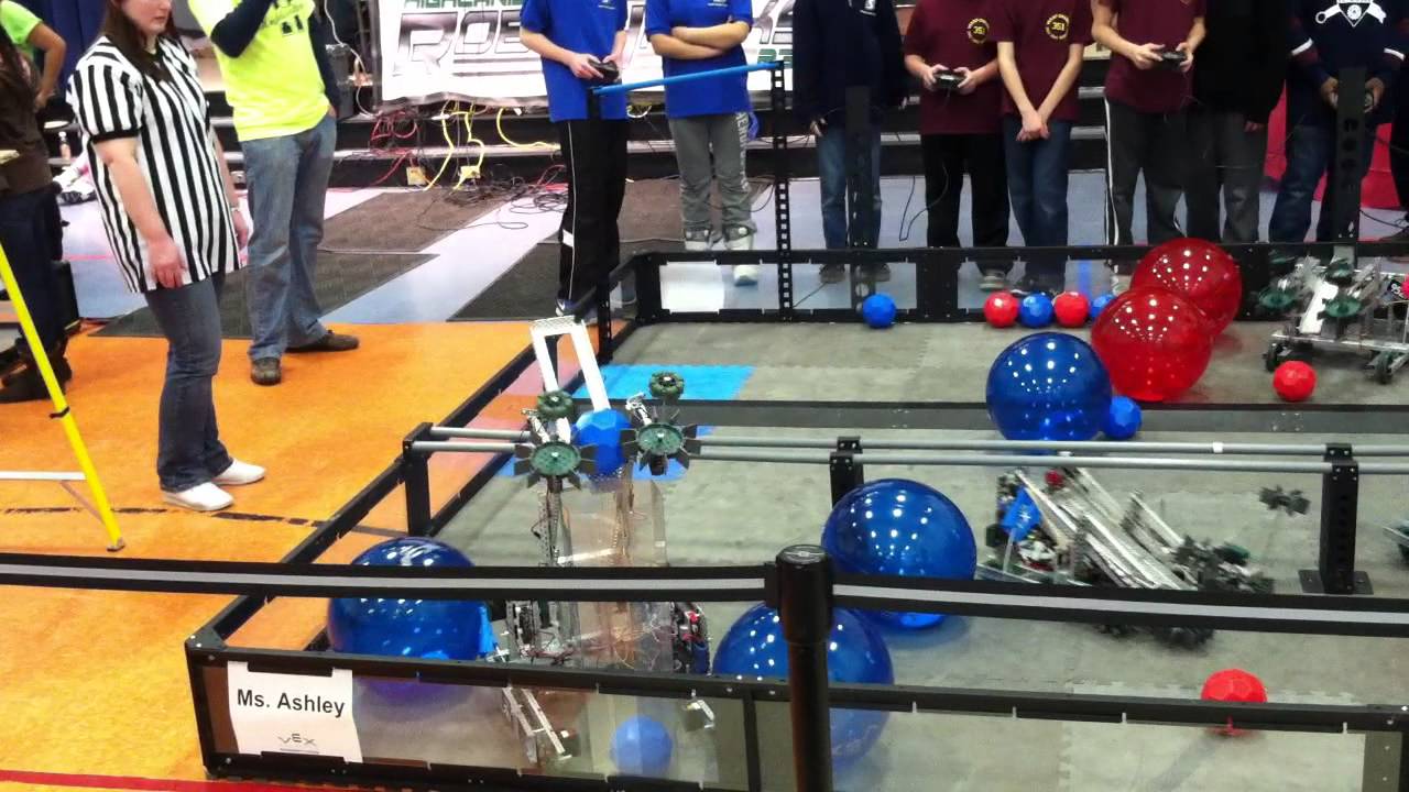 01Feb2014 Highlandtown VEX TossUp Match#19 (952A, 6298B)red vs (24Z, 351A)blue