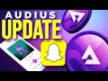 Audius + Snapchat Snapchat Integration | $AUDIO Analysis Update