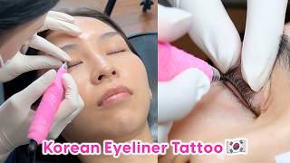 I Got A Korean Eyeliner Tattoo & Lash Lift  👀