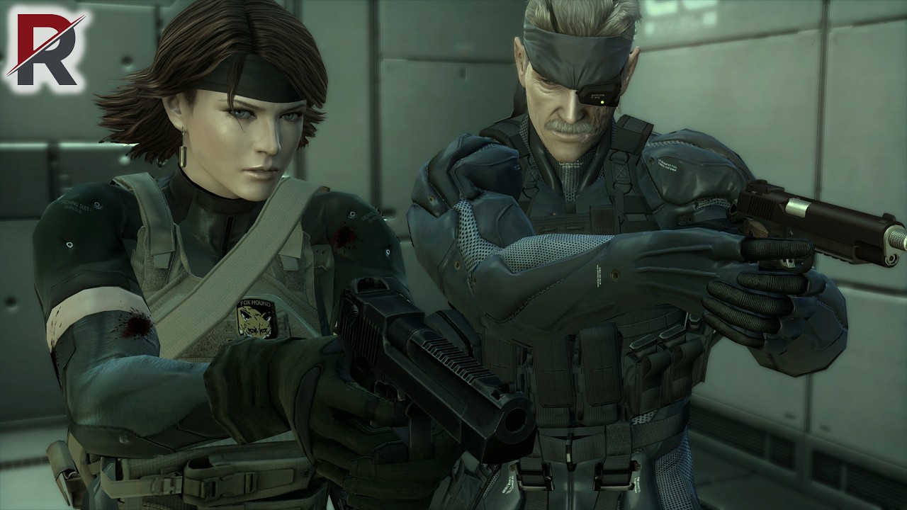Metal Gear Solid 4 - Cutscenes Movie (4K 60FPS | No Subtitles)