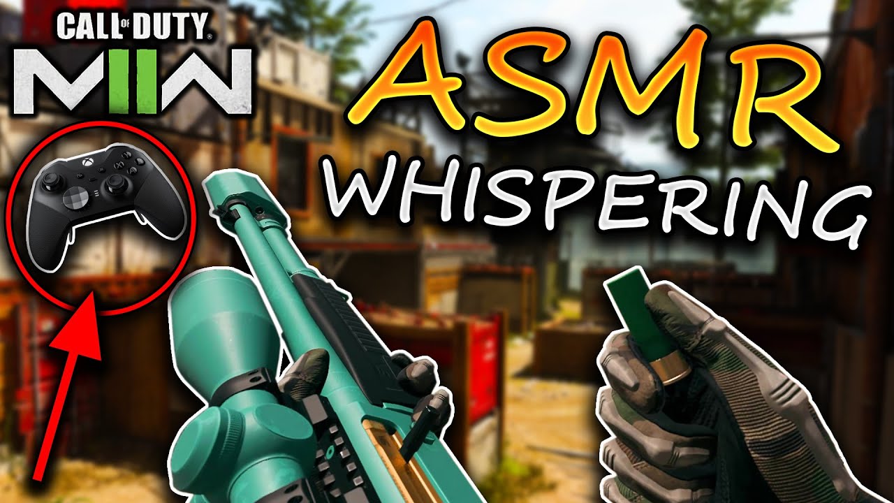[ASMR] Whispering + Controller Sounds!!! |Modern Warfare 2 Gameplay|