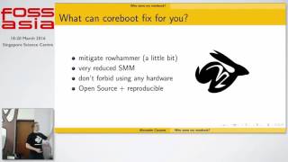 Who owns my notebook? or why I want to run coreboot on every device - FOSSASIA 2016