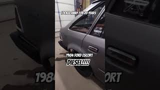 1984 Ford Escort Diesel!  #wow #barnfind #automobile #car #diesel #rare #lost #forgotten #ford