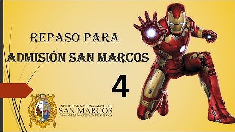 Repaso SAN MARCOS (preguntas tipo examen de admisión unmsm)