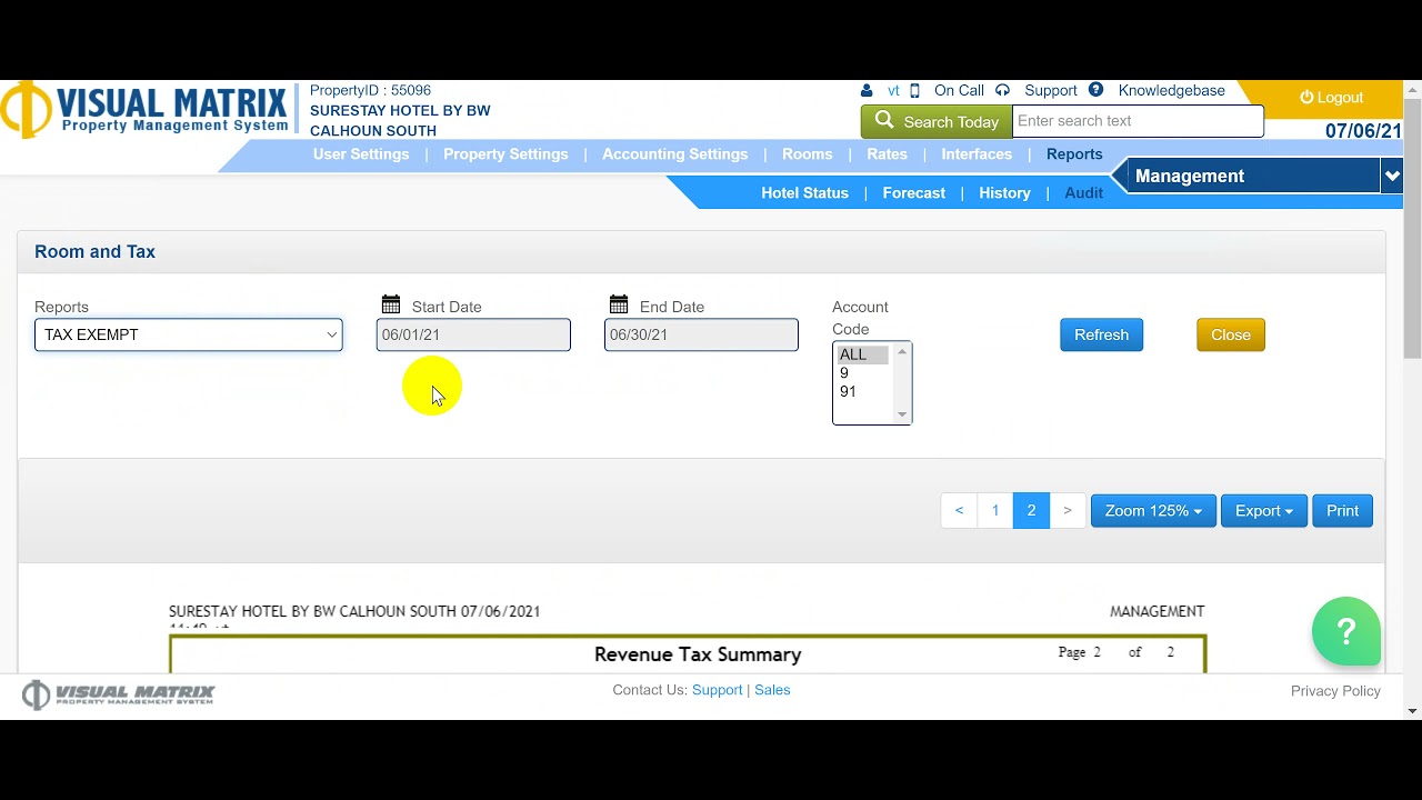 Surestay Calhoun Tax Exempt Revenue Report YouTube