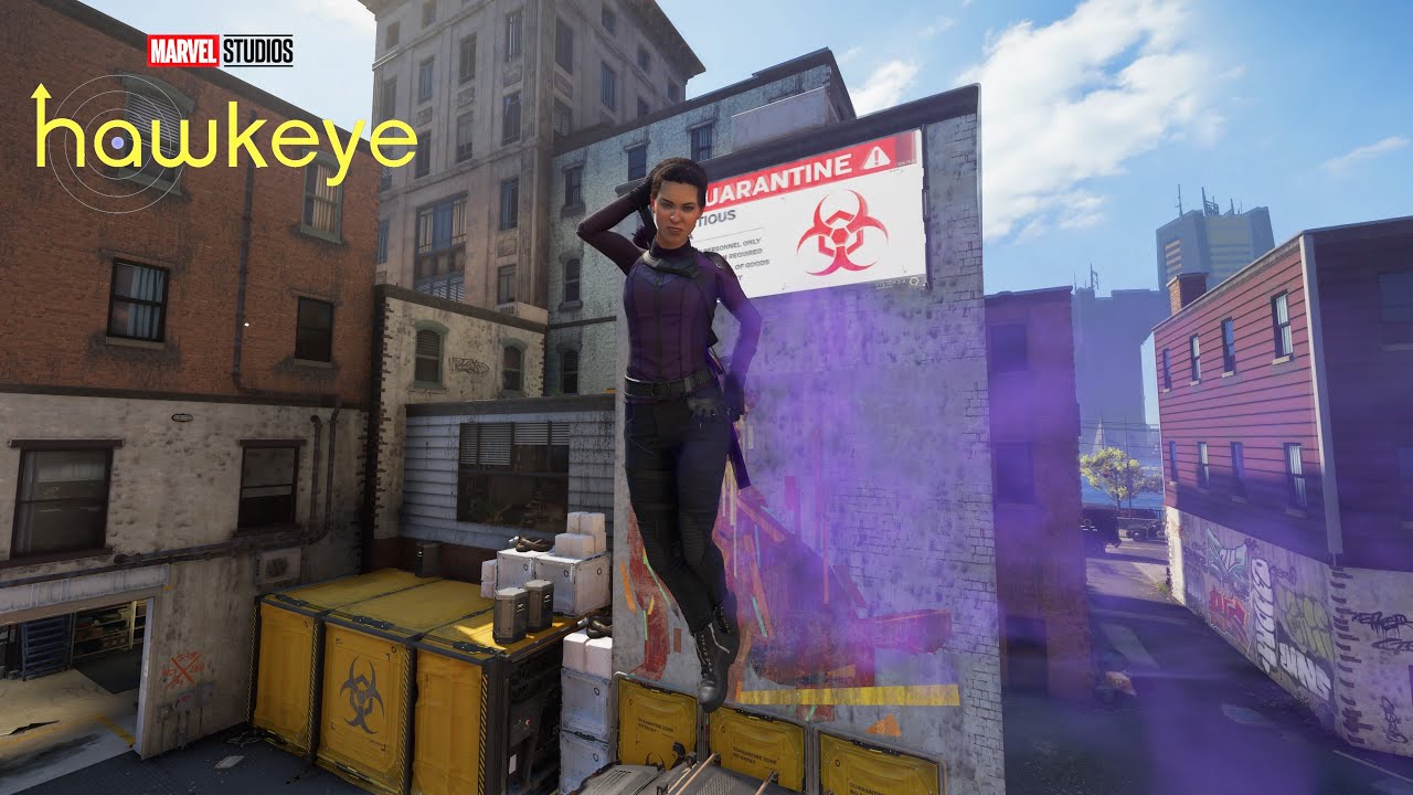 "Marvel's Studios Hawkeye" Kate Bishop Mcu Outfit Free Roam - Marvels Avengers