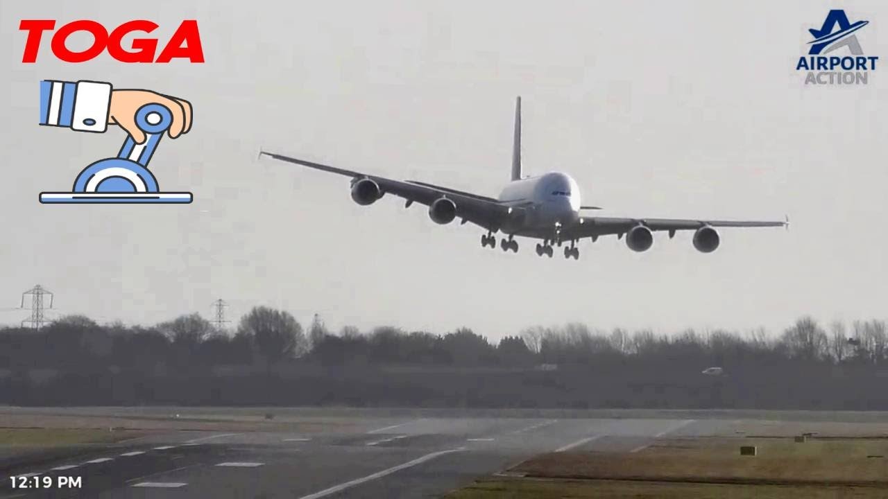 STORM EOWYN  Vs  Emirates A380 Landing ?
