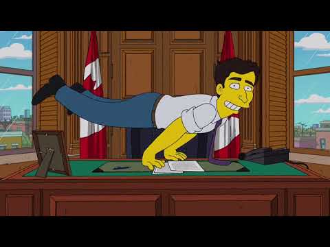 The Simpsons   Lisa meets Justin Trudeau
